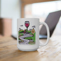 Wine Road Mug — "Therapy Road" 15oz Ceramic Coffee Cup