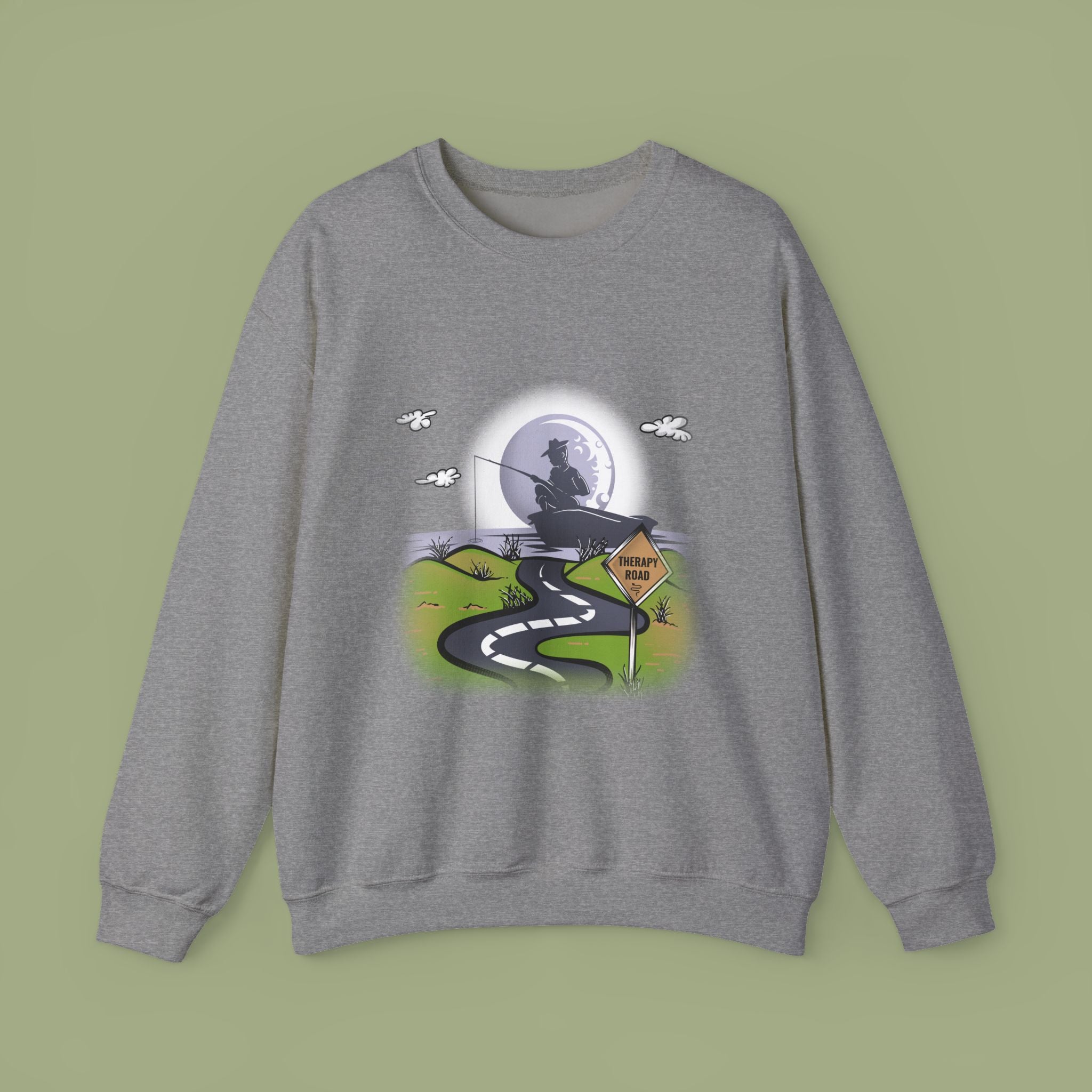 Fishing Lover Sweatshirt Unisex, Therapy Sweatshirt, Fishing Gift
