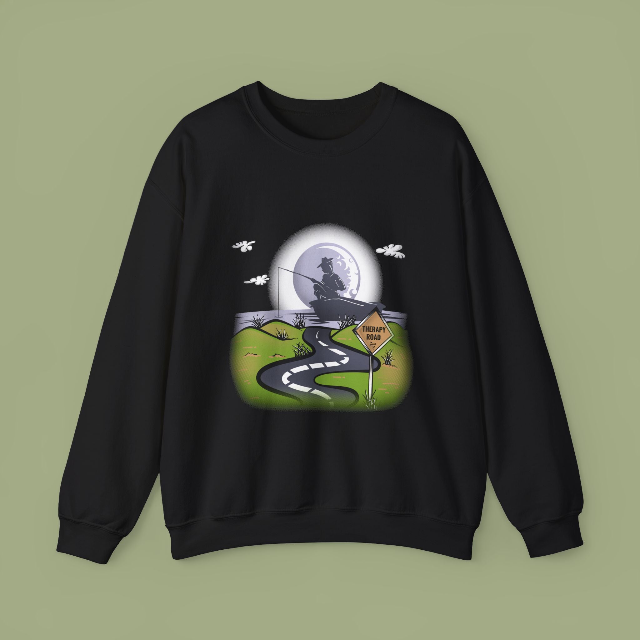 Fishing Lover Sweatshirt Unisex, Therapy Sweatshirt, Fishing Gift