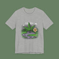 Marijuana Road Tee — Cannabis Leaf Scenic Graphic T-Shirt