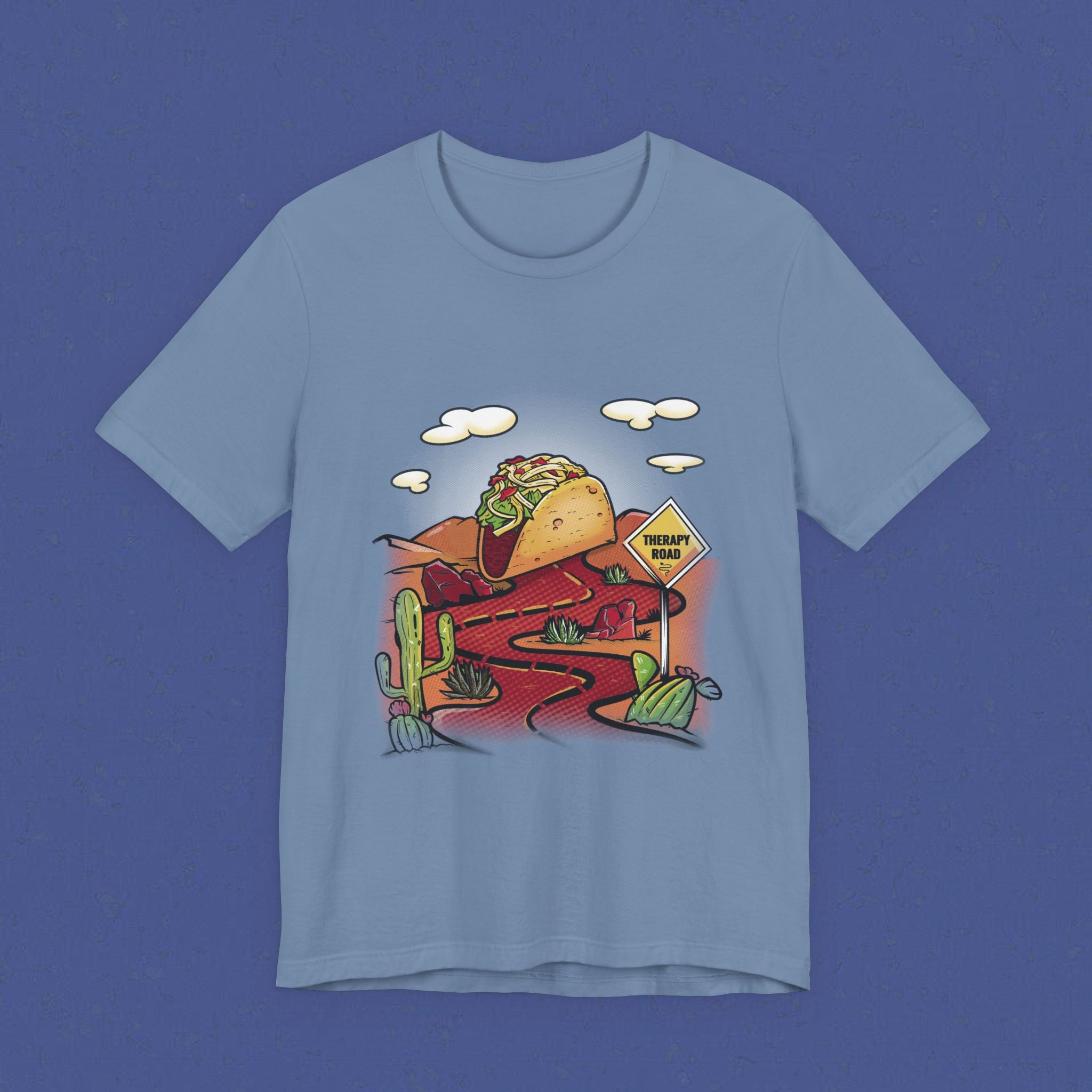 Taco Roadtrip T‑Shirt — Desert Taco Illustration Tee
