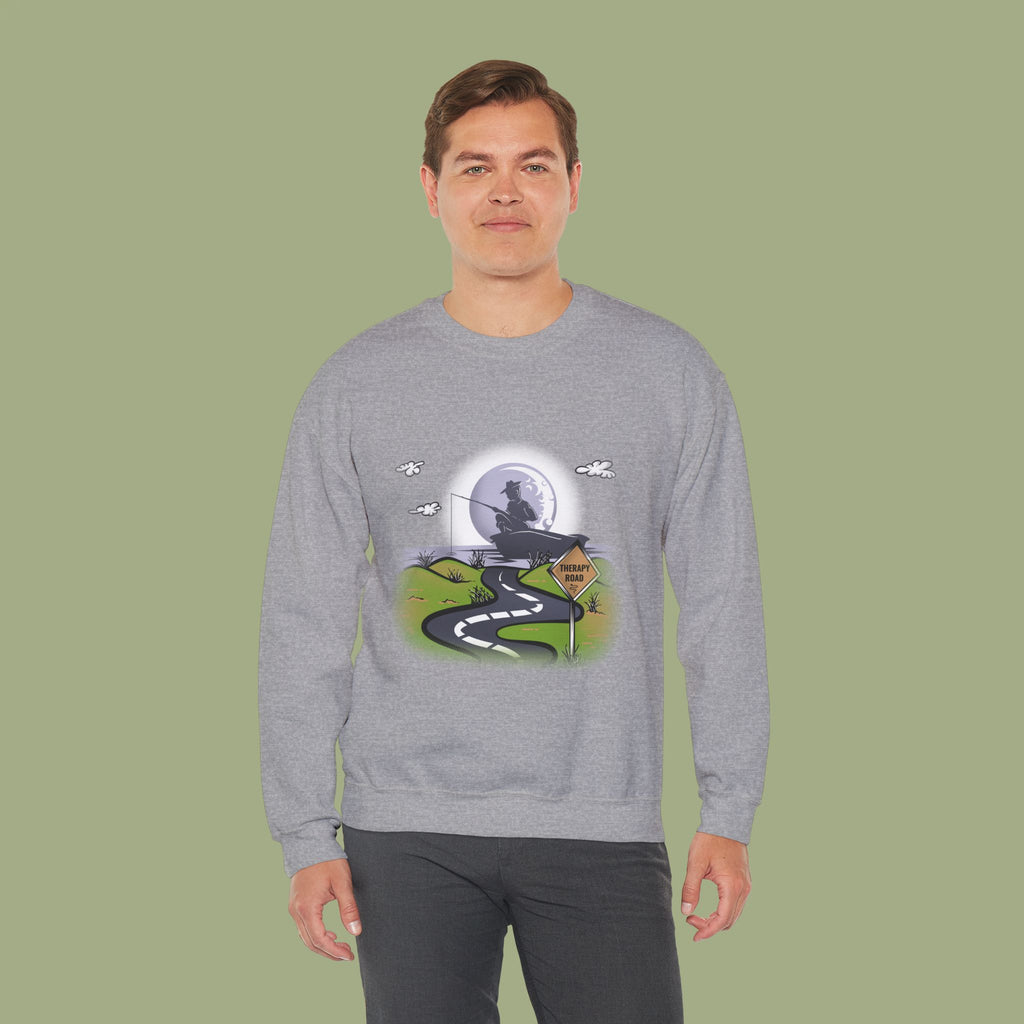 Fishing Lover Sweatshirt Unisex, Therapy Sweatshirt, Fishing Gift