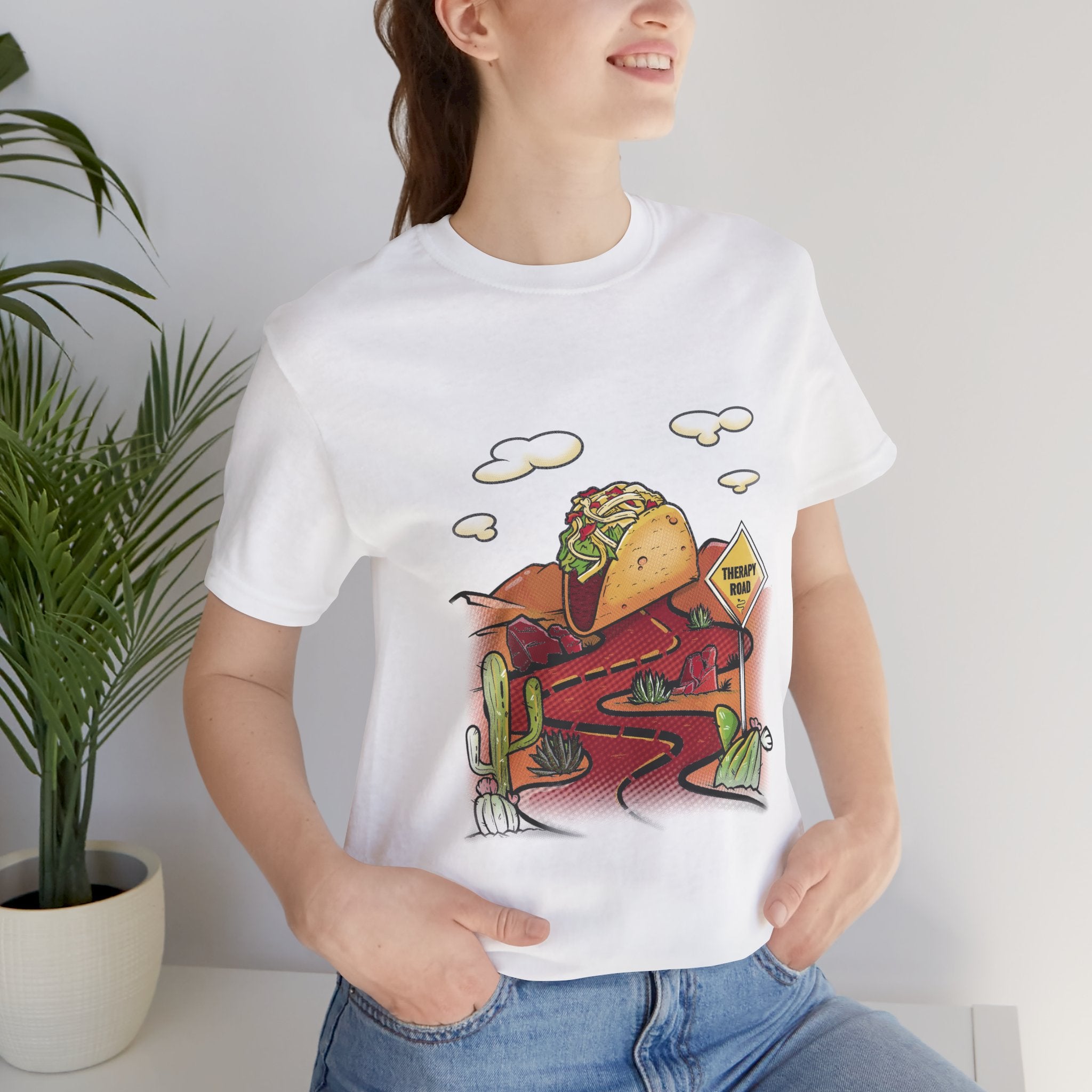 Taco Roadtrip T‑Shirt — Desert Taco Illustration Tee
