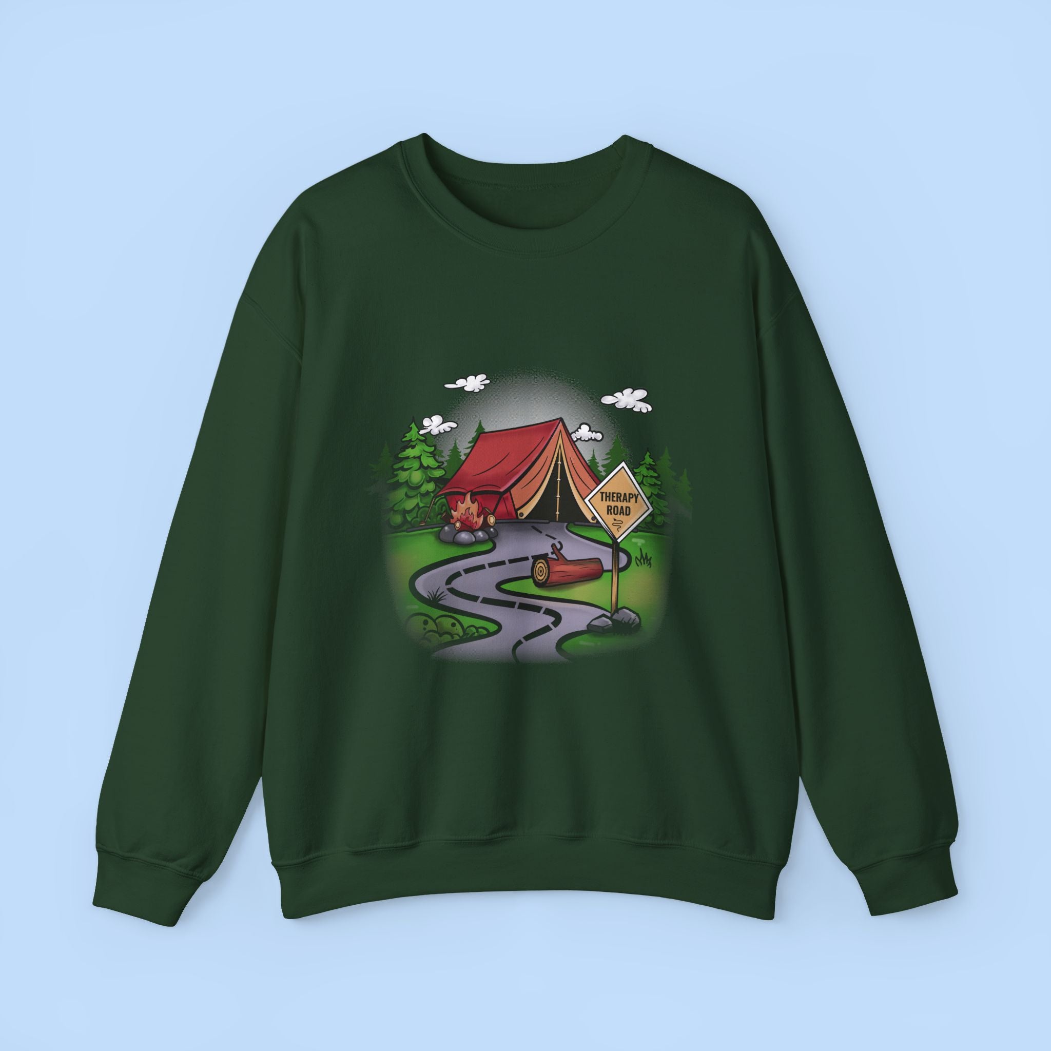 Camping Sweatshirt Unisex, Therapy Sweatshirt, Gift for Camper