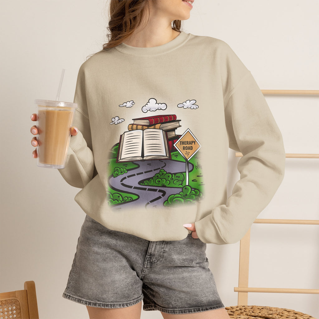 Bookworm Sweatshirt Unisex, Therapy Sweatshirt, Book Lover Gift