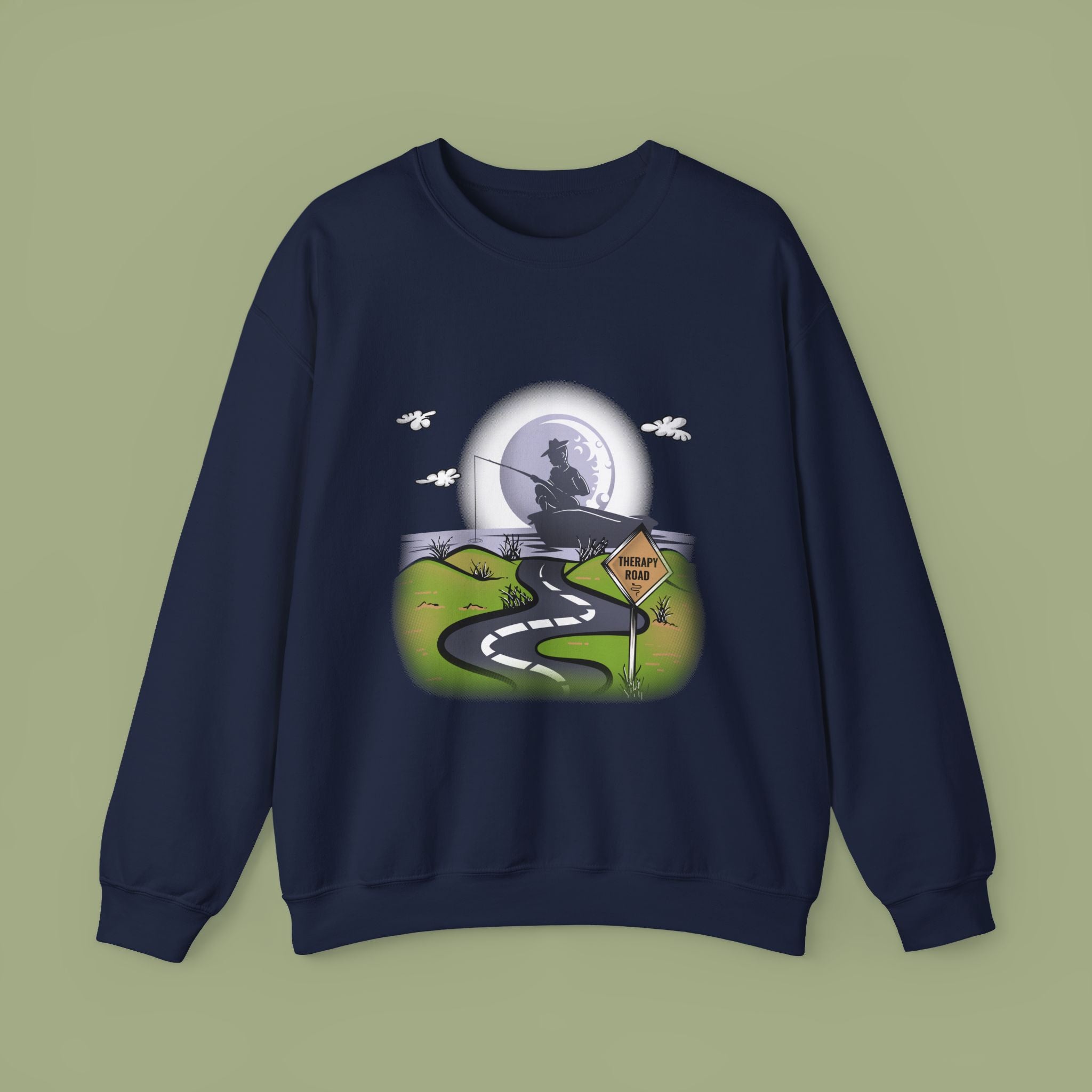 Fishing Lover Sweatshirt Unisex, Therapy Sweatshirt, Fishing Gift