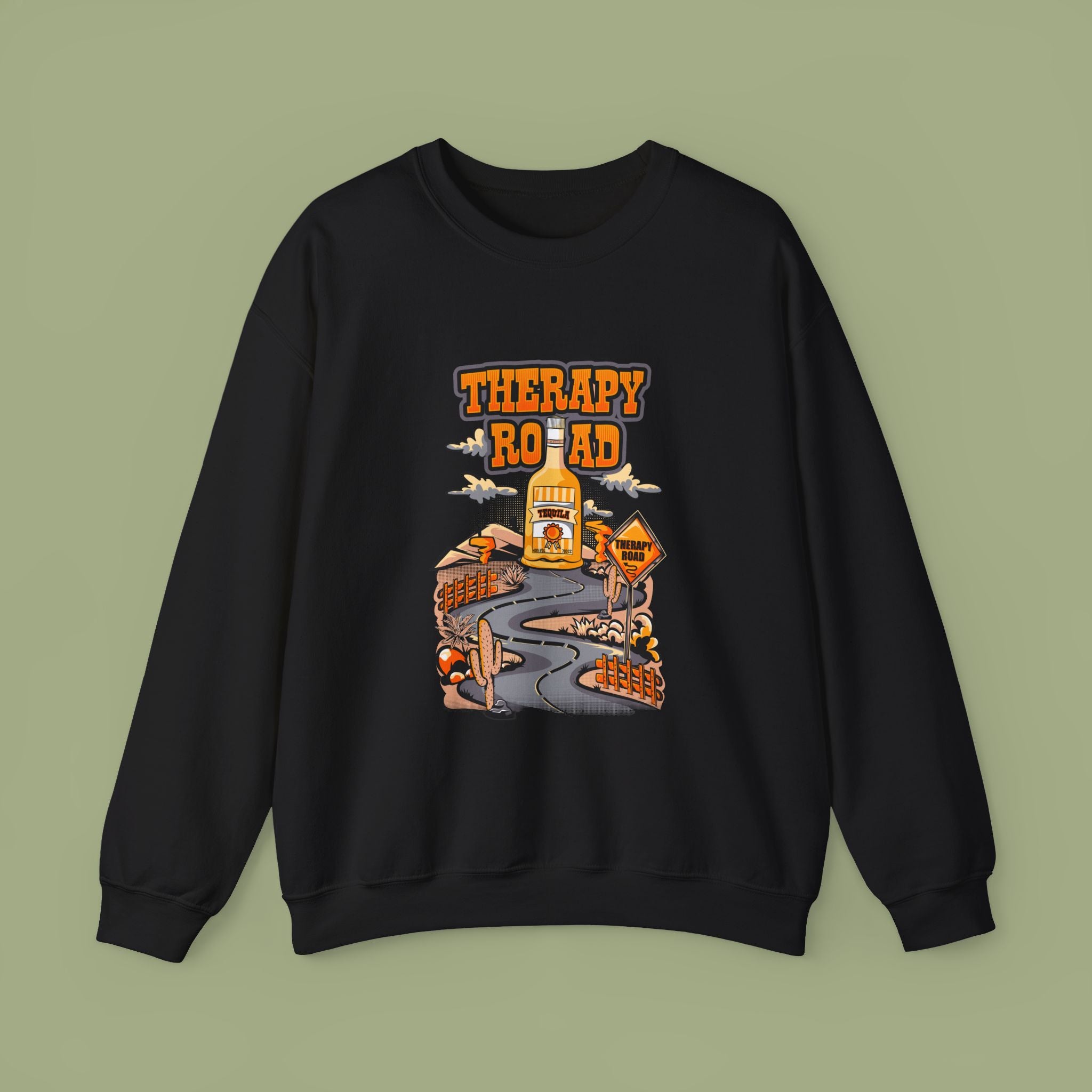 Tequila Lover Sweatshirt Unisex, Therapy Sweatshirt