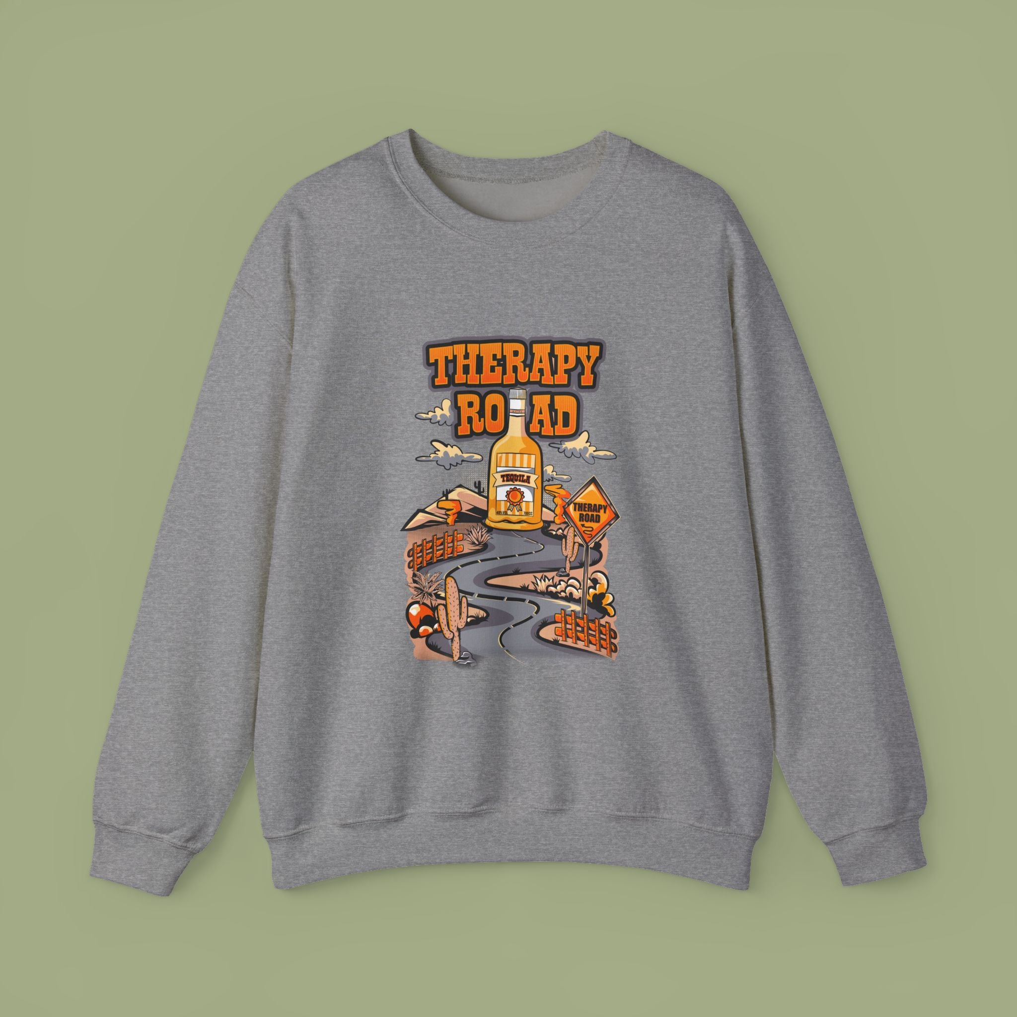 Tequila Lover Sweatshirt Unisex, Therapy Sweatshirt