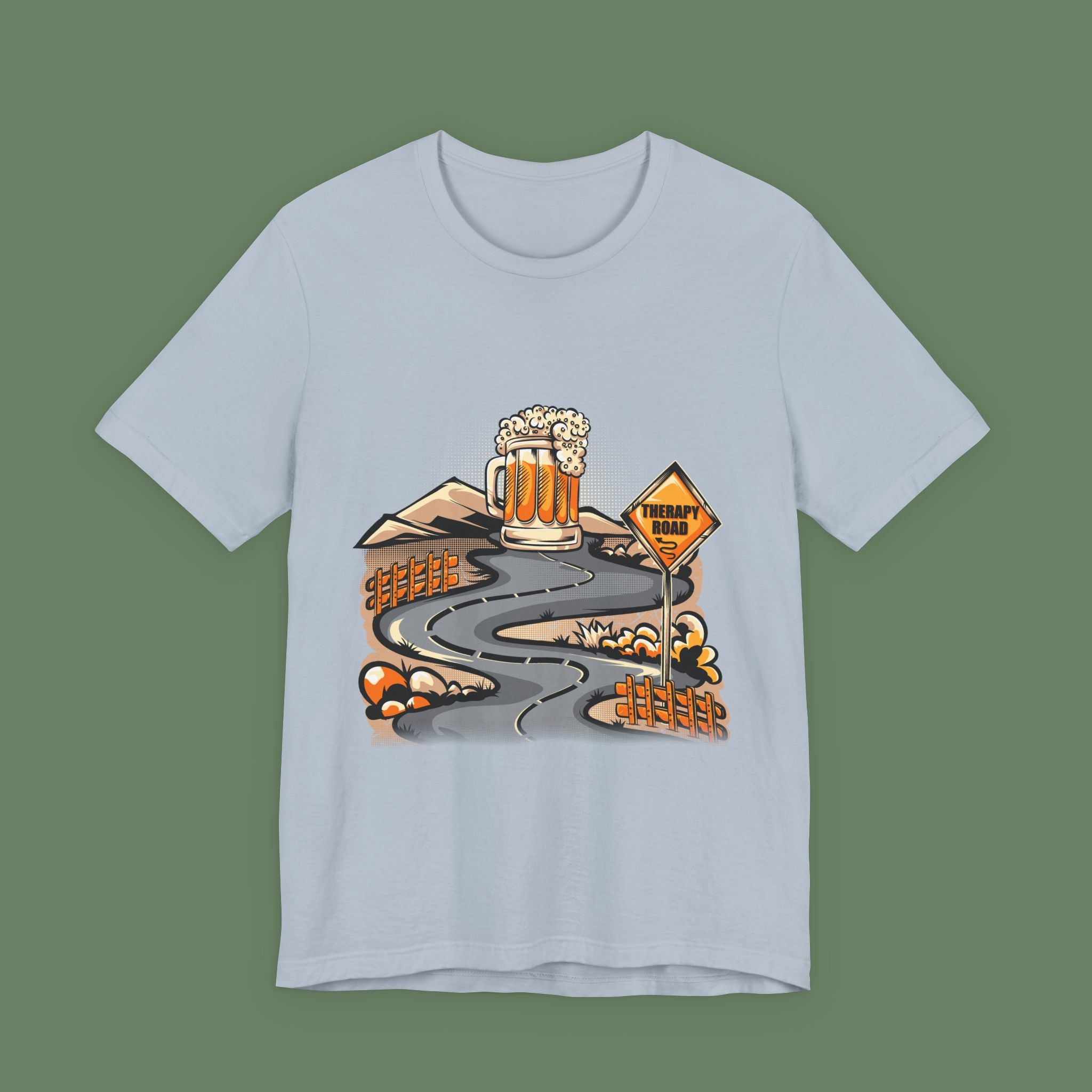 Beer Trail T-Shirt — Scenic Road to Brew Graphic Tee