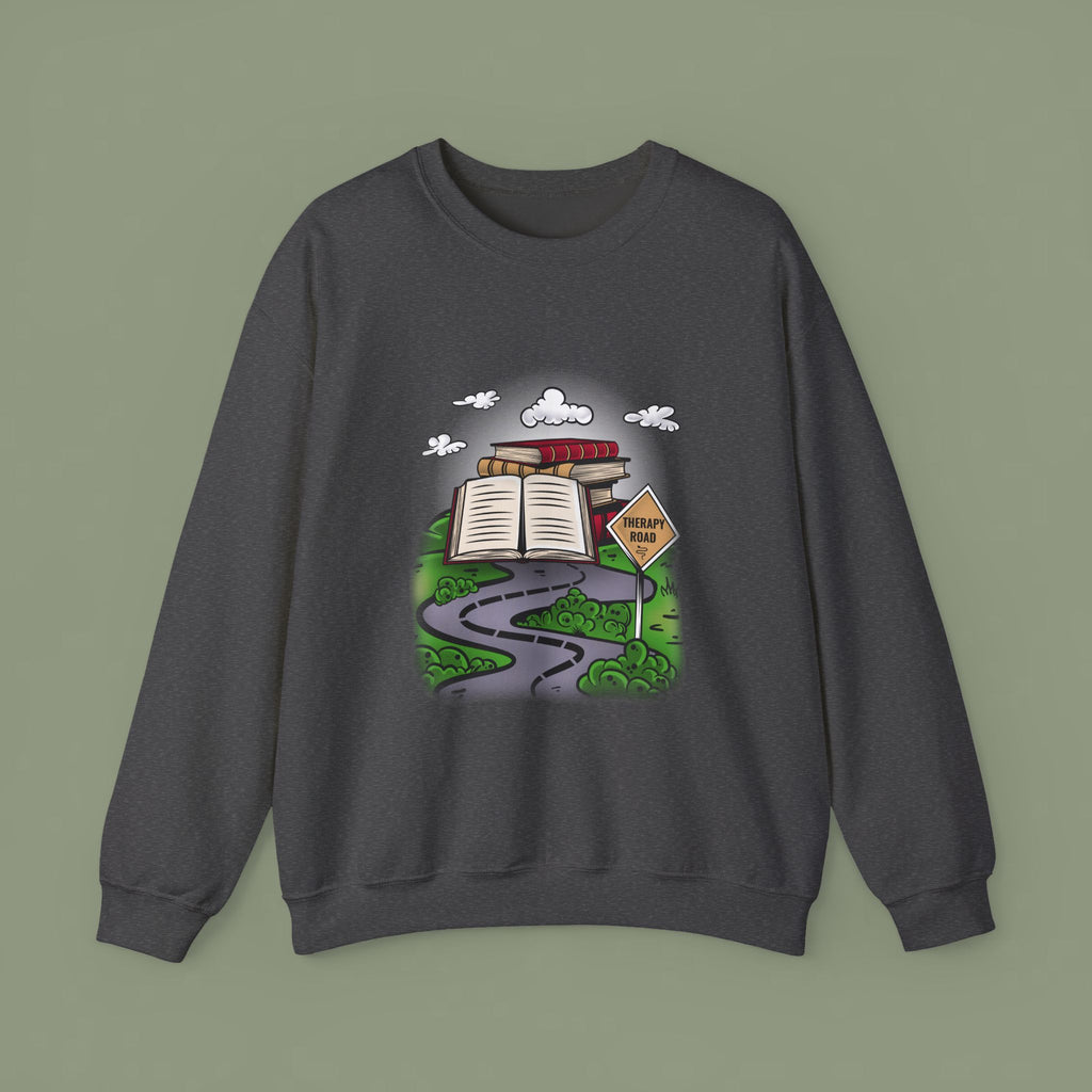 Bookworm Sweatshirt Unisex, Therapy Sweatshirt, Book Lover Gift