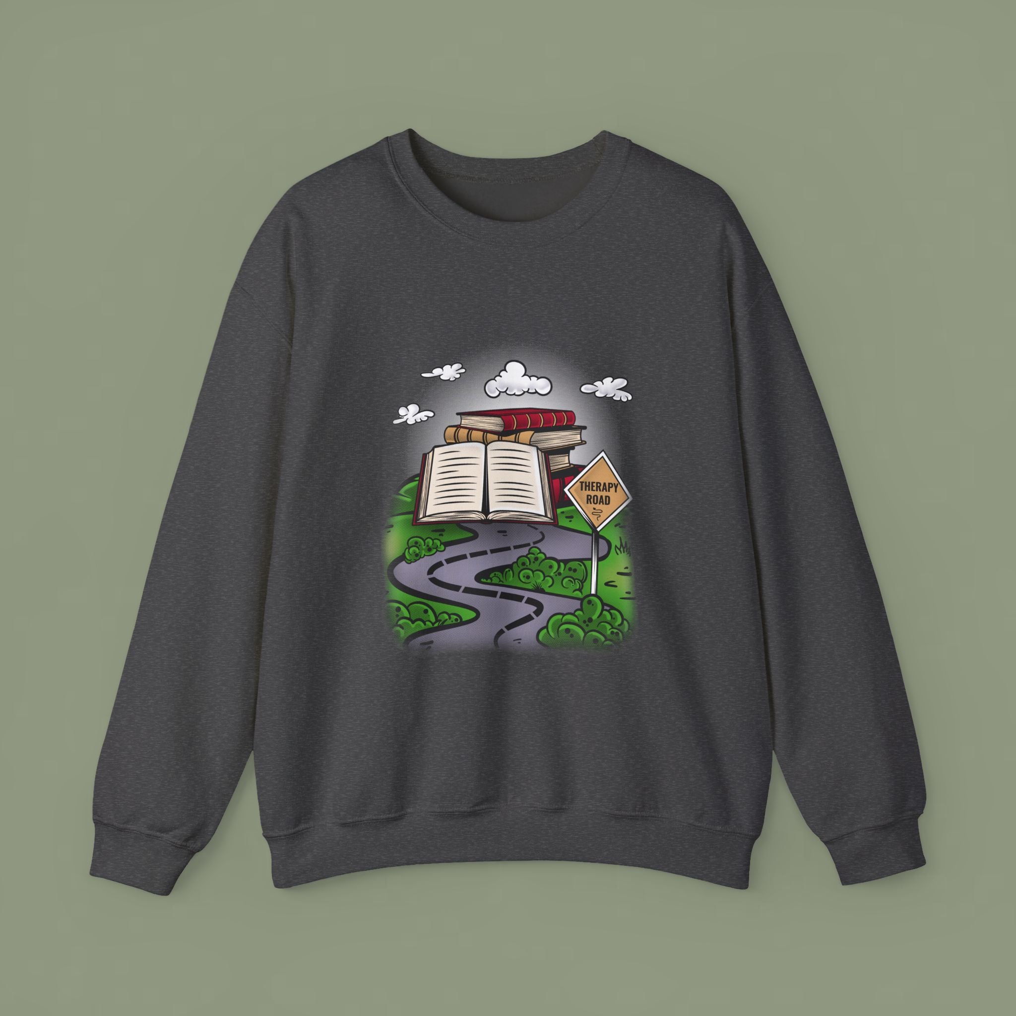 Bookworm Sweatshirt Unisex, Therapy Sweatshirt, Book Lover Gift