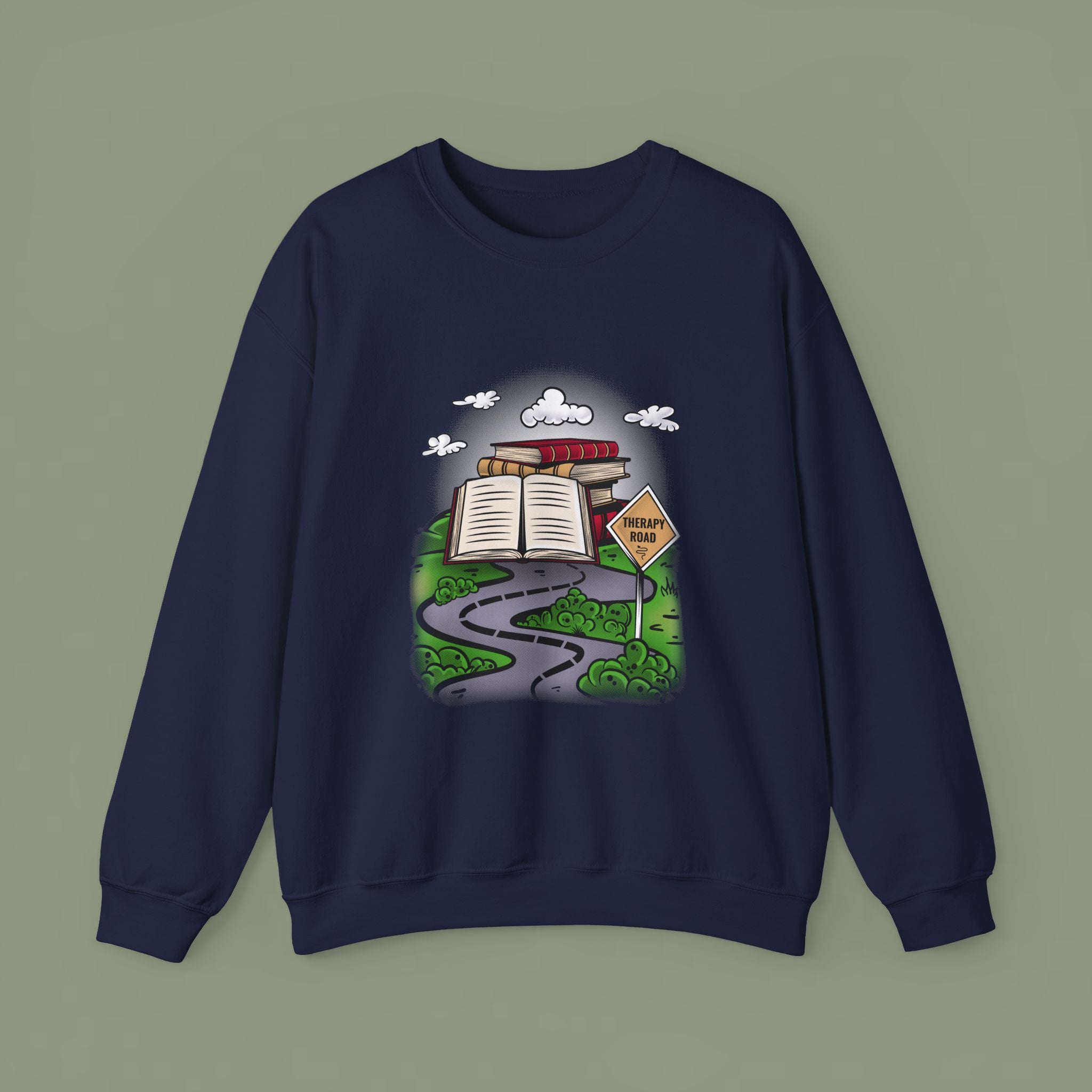Bookworm Sweatshirt Unisex, Therapy Sweatshirt, Book Lover Gift